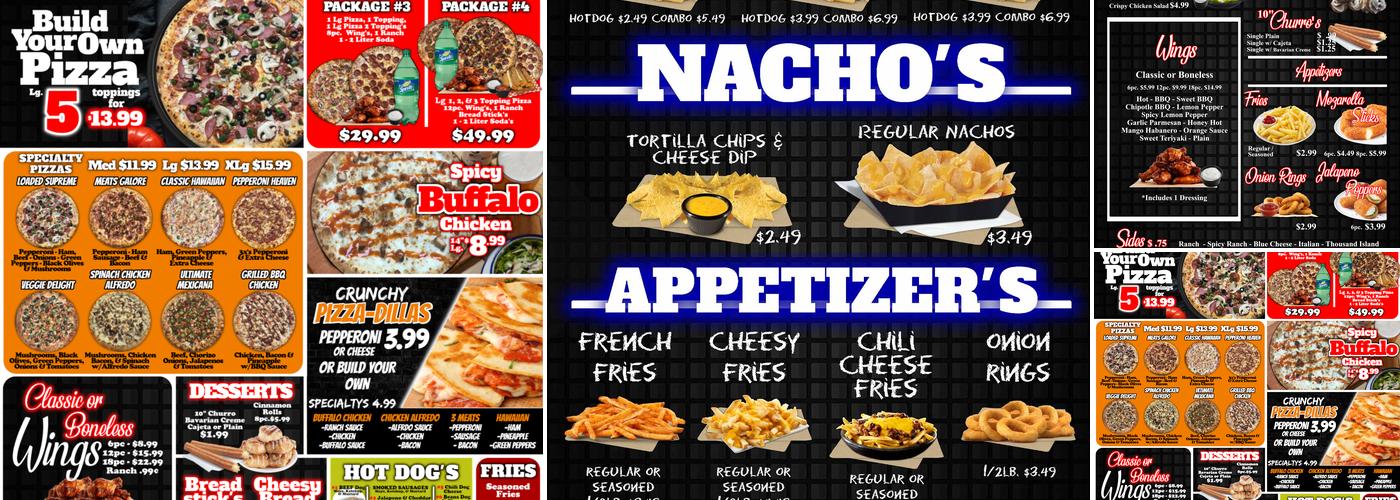 Make A Pizza Menu
