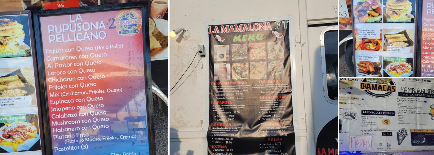 La Pupusona Pellicano#2 Menu