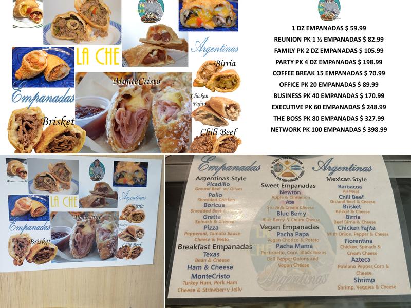 La Che Empanadas Menu