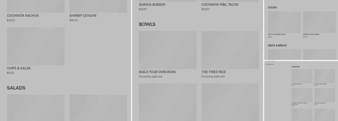 More donuts Menu