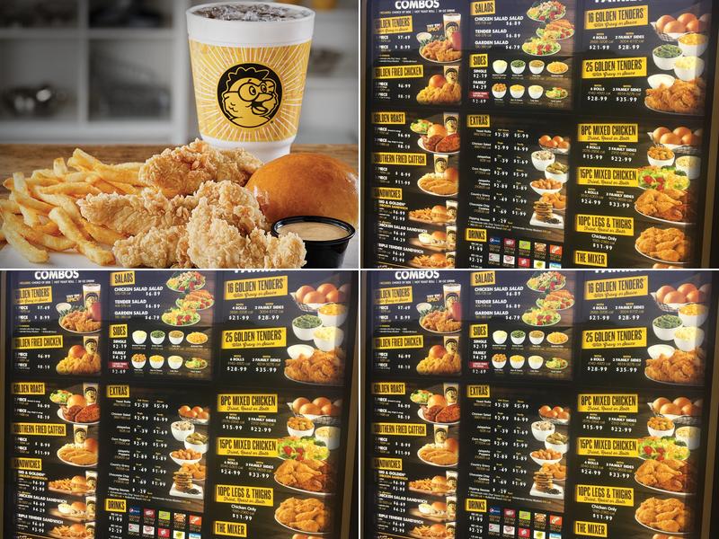 Golden Chick Menu