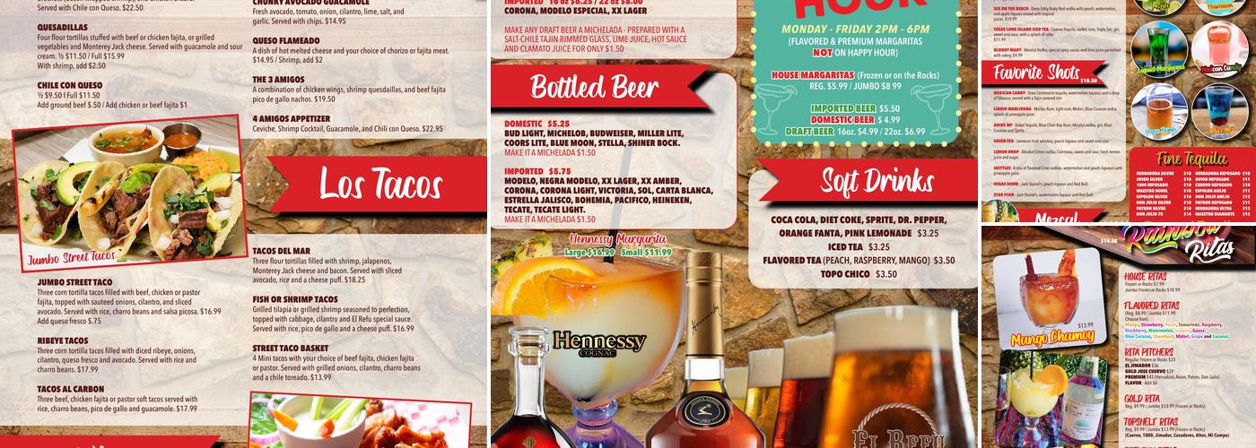 El Refu Menu