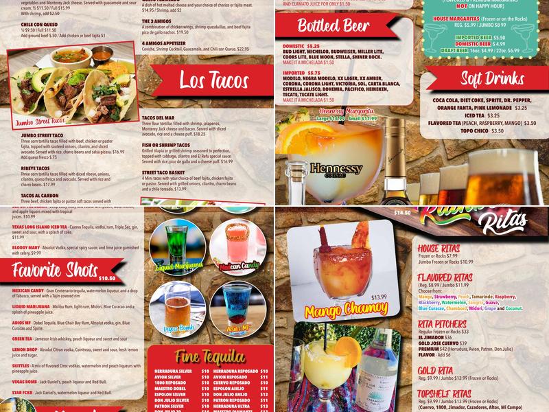 El Refu Menu