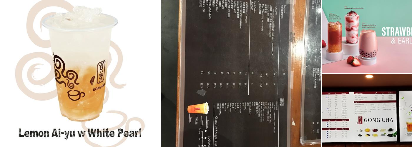 Gong Cha Menu