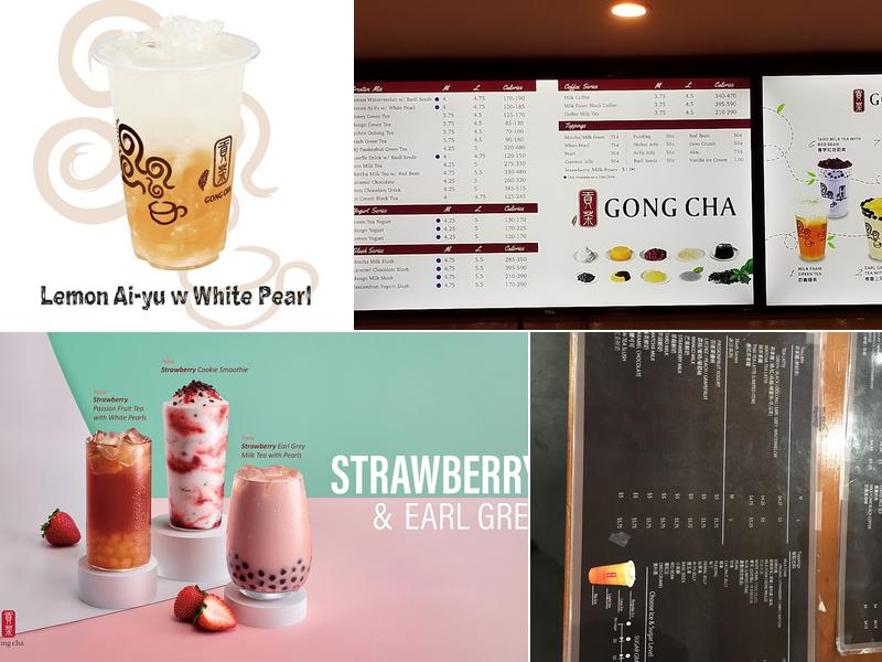 Gong Cha Menu