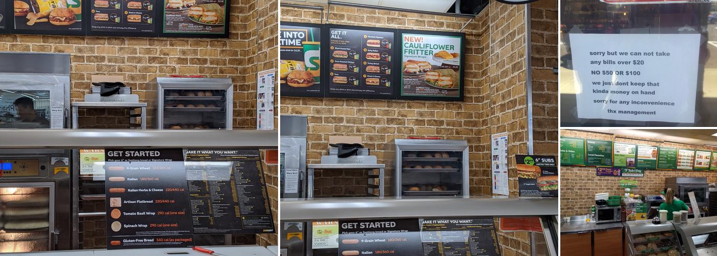 Subway Menu