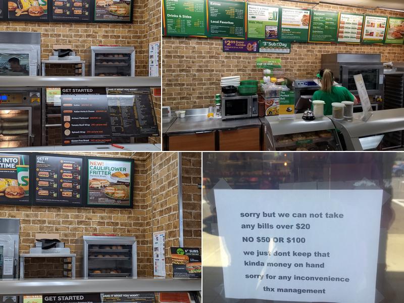 Subway Menu