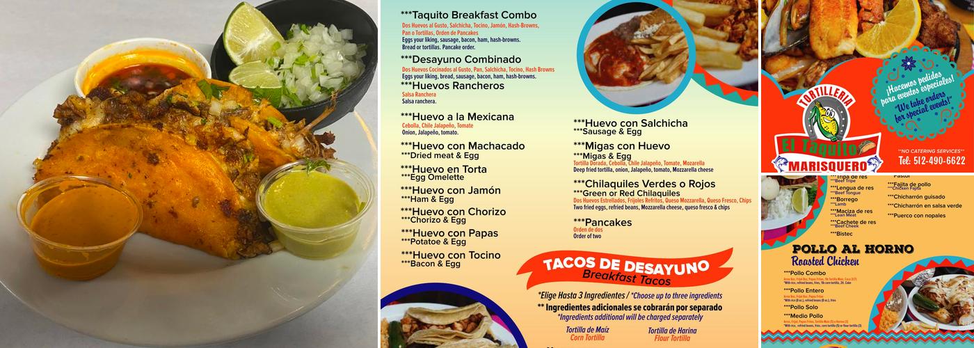 Tortilleria Super Sabrosa Seminary Menu