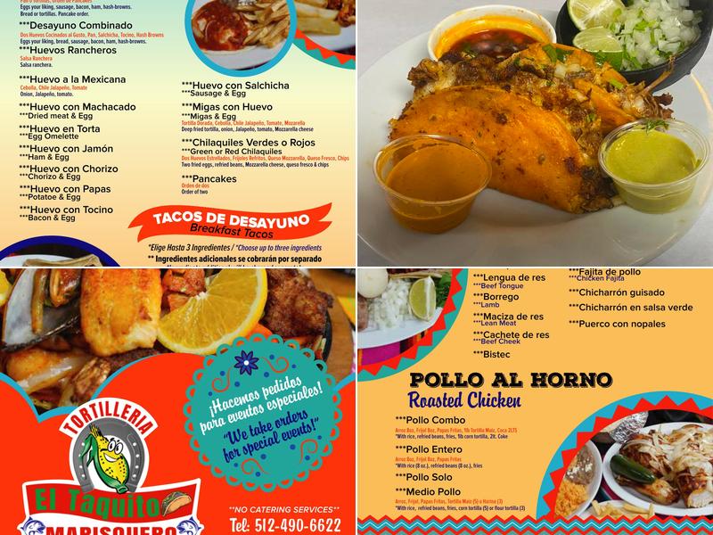 Tortilleria Super Sabrosa Seminary Menu