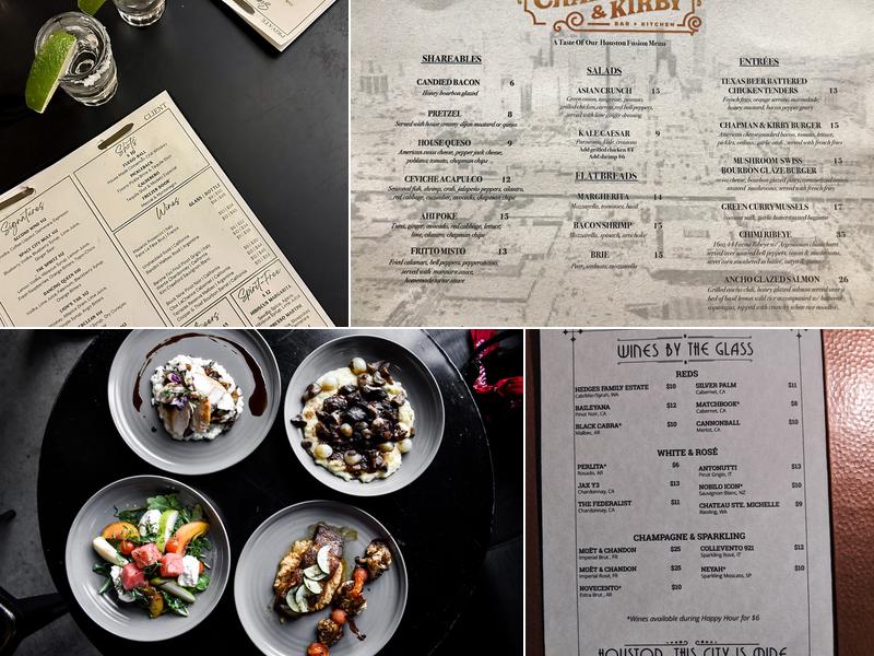 Chapman & Kirby Menu