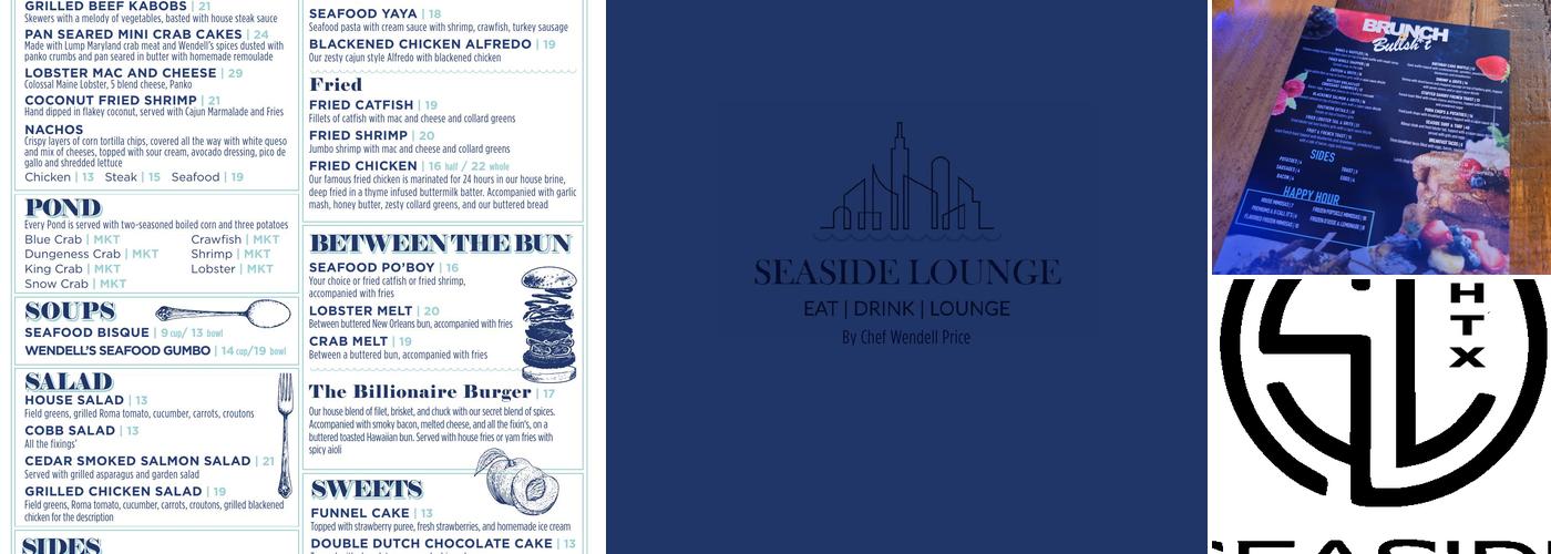 Seaside Lounge Menu
