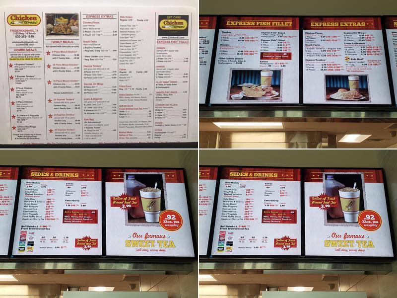 Chicken Express Menu