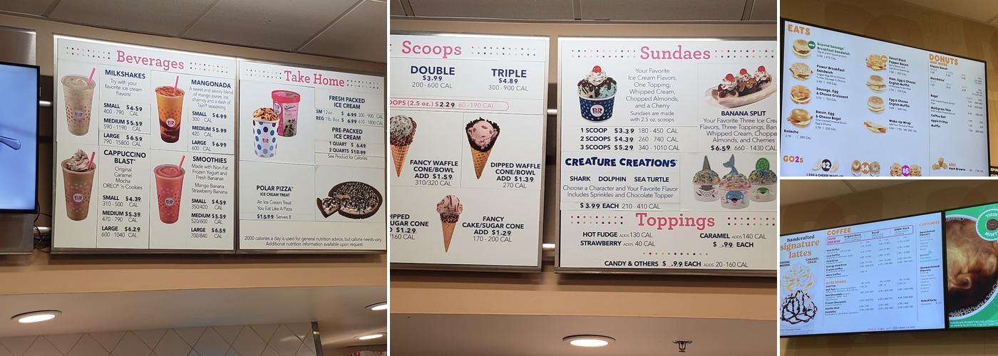 Dunkin' Menu