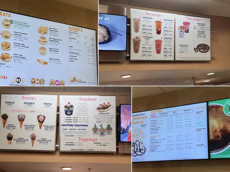 Dunkin' Menu