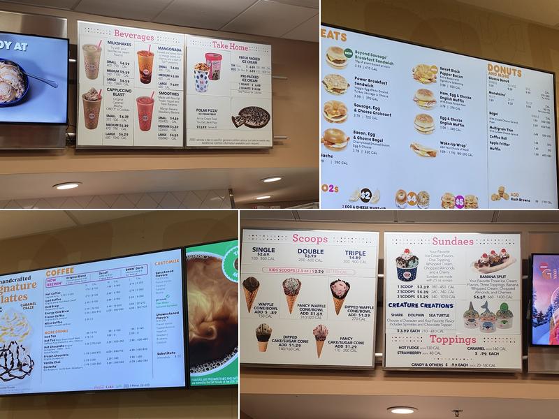 Dunkin' Menu