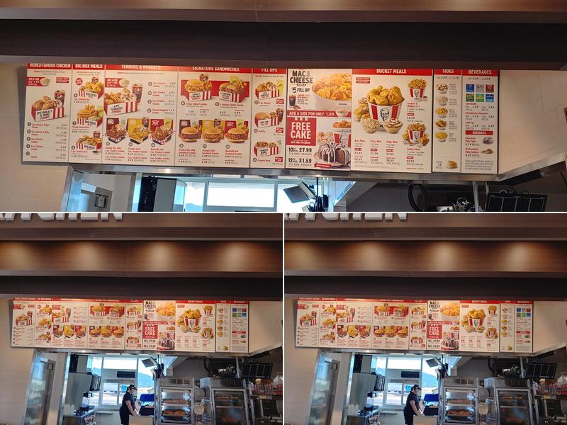 KFC Menu