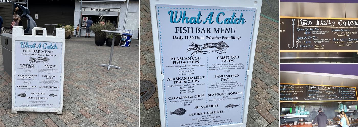 What a Catch Menu