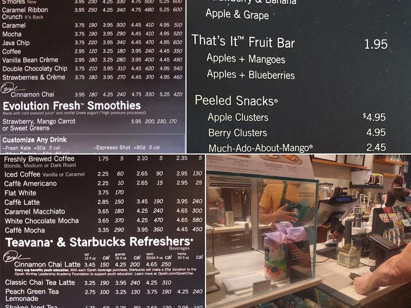 Starbucks Menu