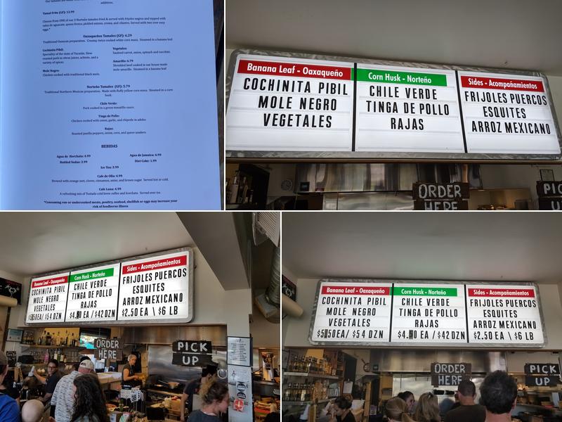 Tamale Boy Dekum Menu