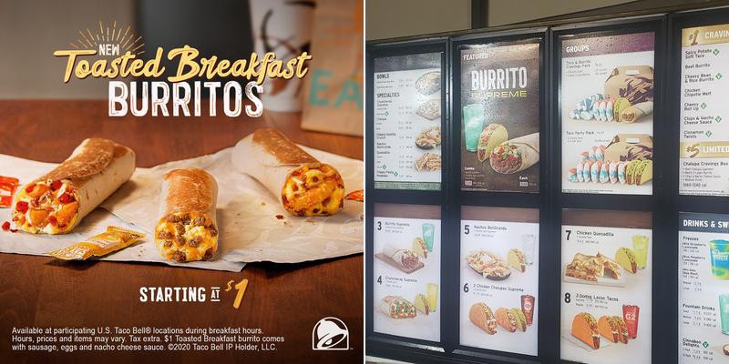 Taco Bell Menu