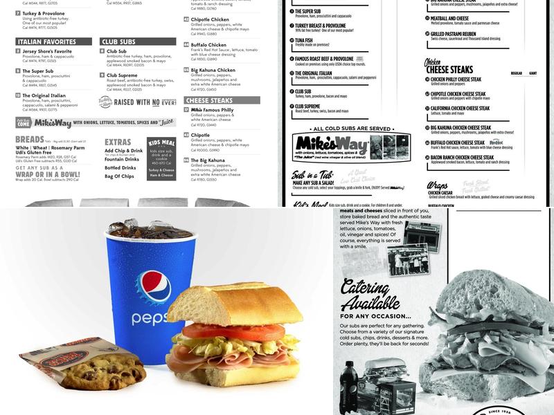Jersey Mike's Subs Menu