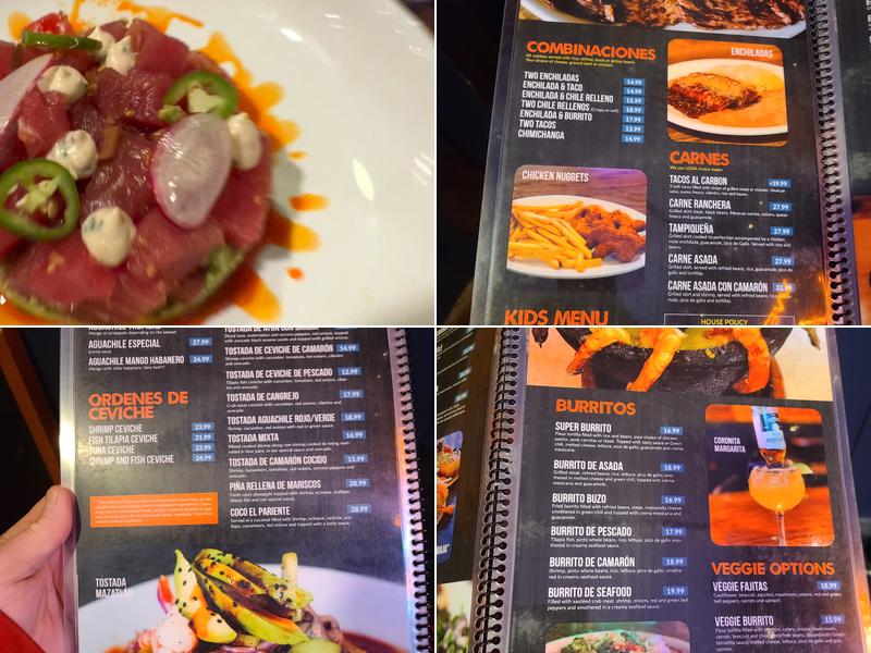 Sabor Mazatlan Menu