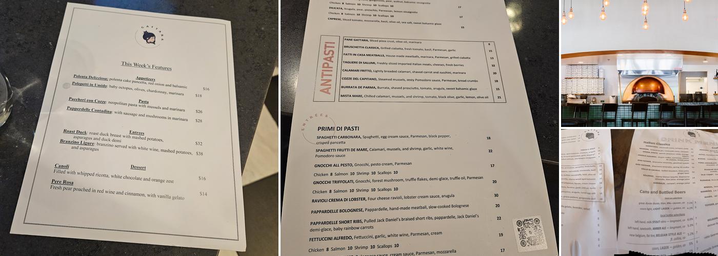 Gattara Menu