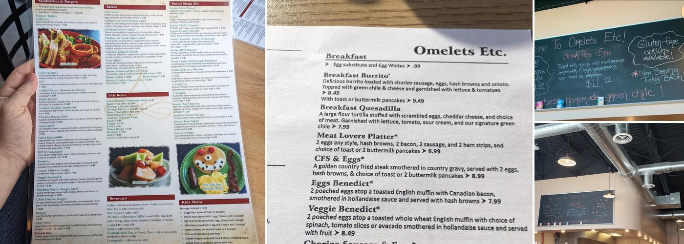 Omelets Etc. Menu