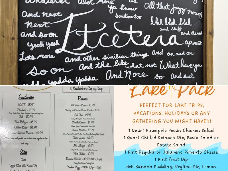 ETCETERA Menu