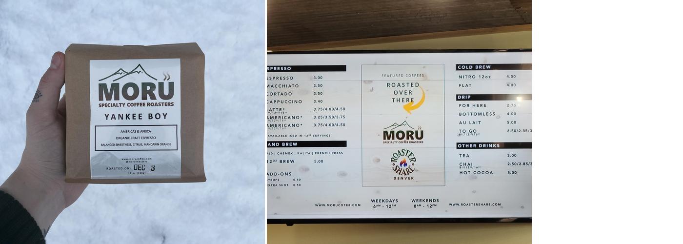 MORU Coffee Menu