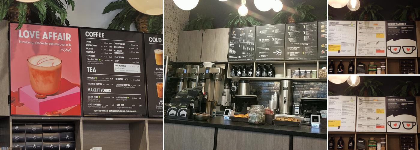 Gregorys Coffee Menu