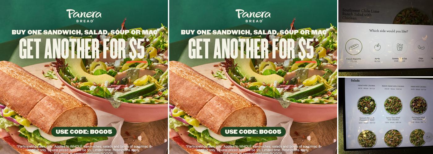 Panera Bread Menu
