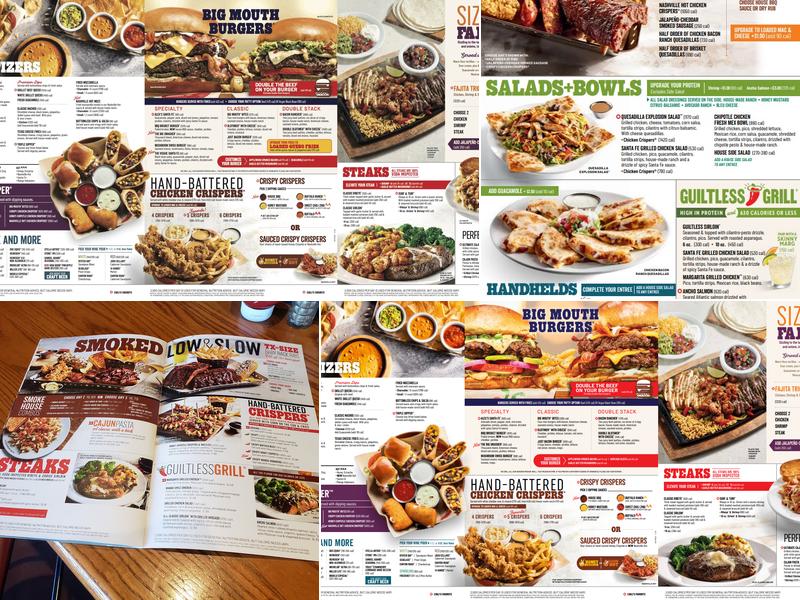 Chili's Grill & Bar Menu