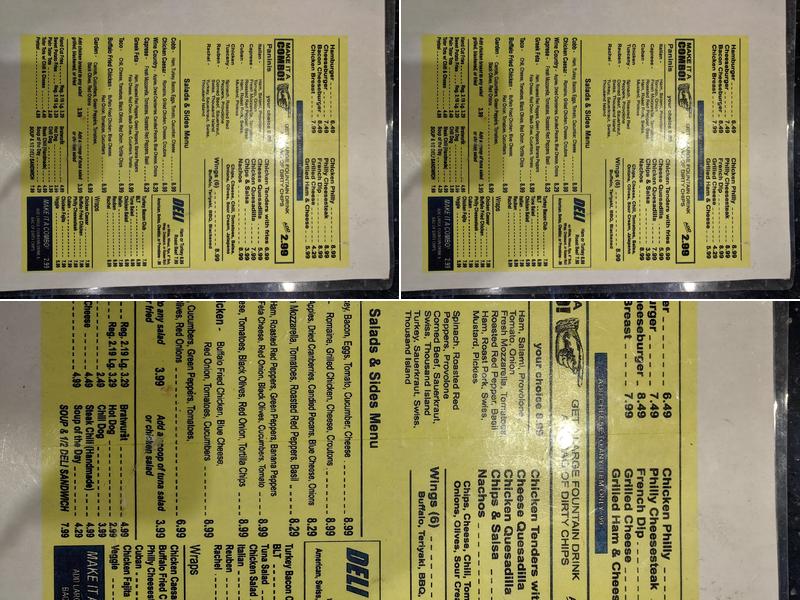 Java Moon Cafe at DAB Menu