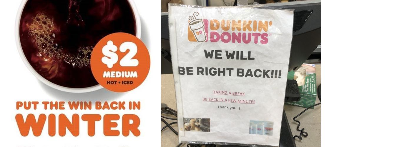 Dunkin' Menu