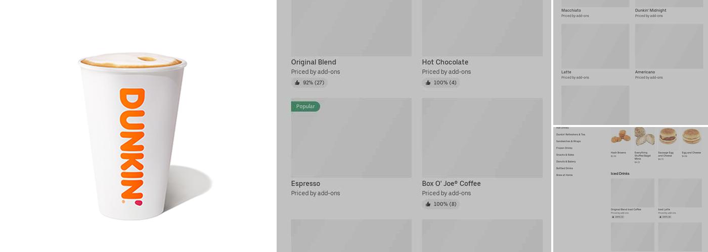 Dunkin' Menu