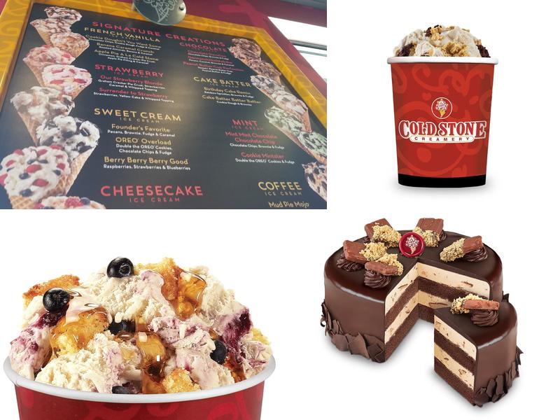 Cold Stone Creamery Menu