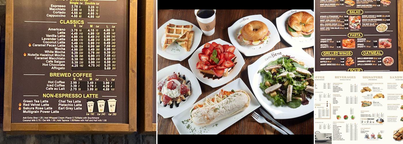 Caffe Bene Menu