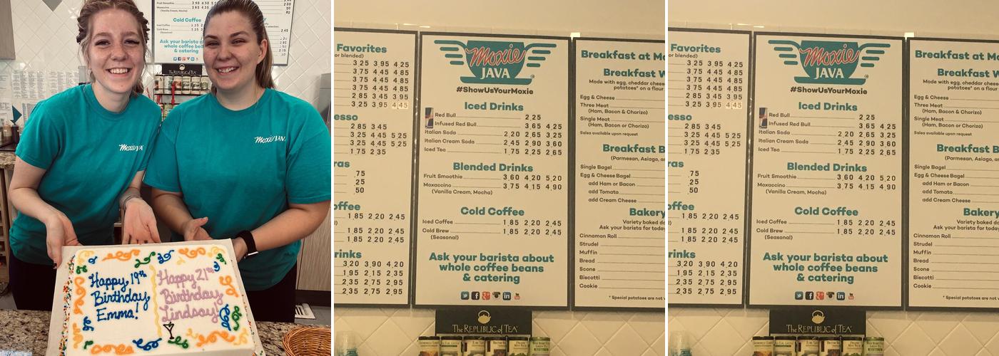 Moxie Java Menu