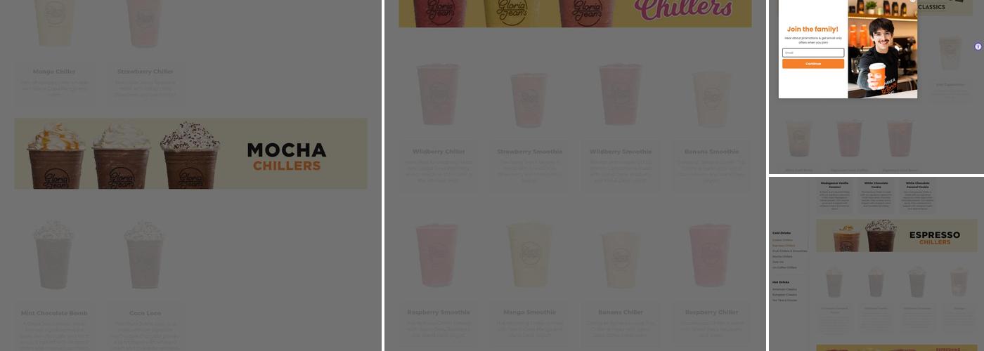 Gloria Jean's Coffees Menu