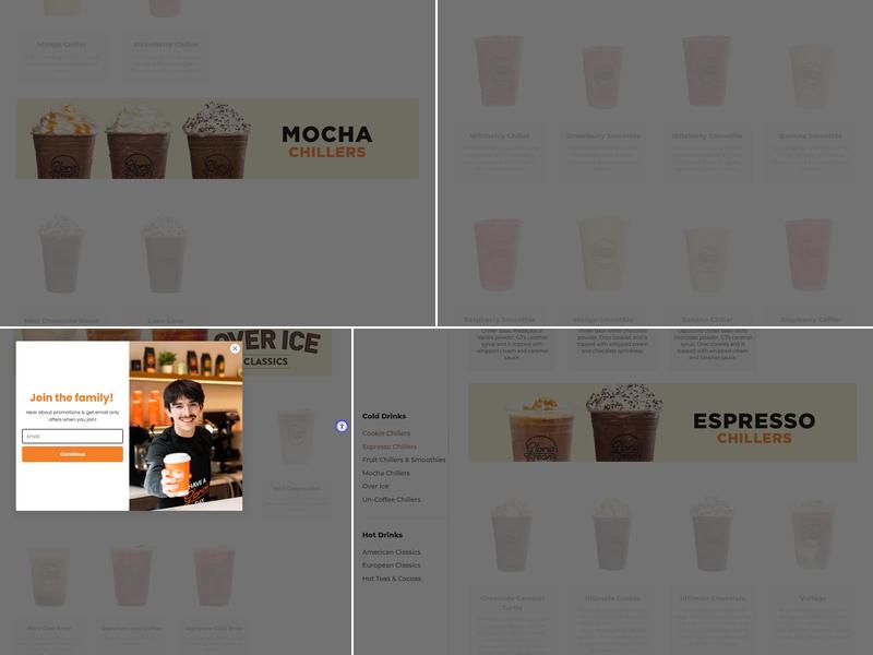 Gloria Jean's Coffees Menu