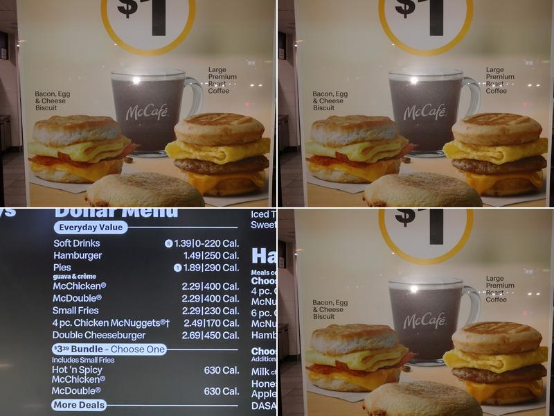 McDonald's Menu