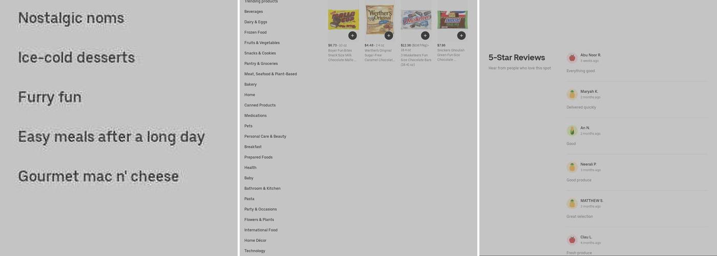 Starbucks Menu