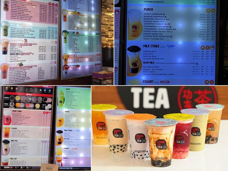 Kung Fu Tea Menu