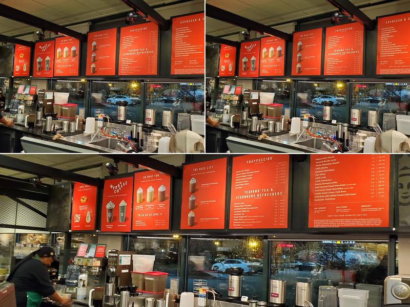 Starbucks Menu