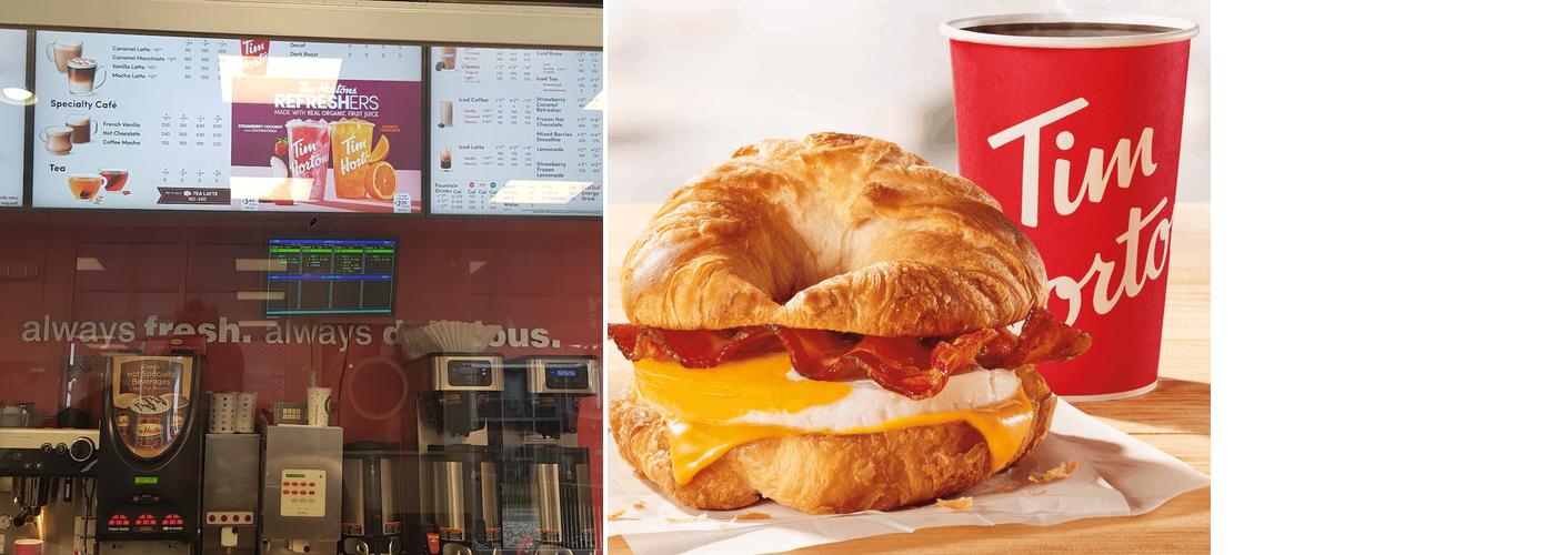 Tim Hortons Menu