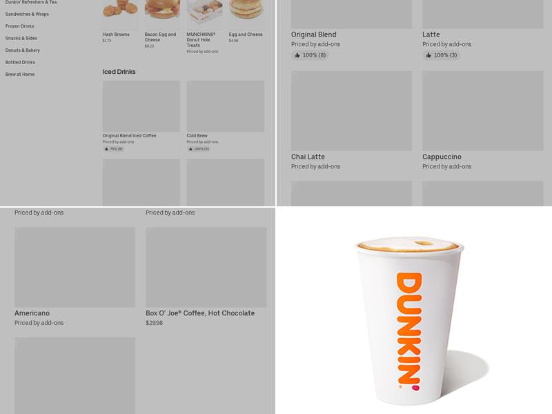 Dunkin' Menu