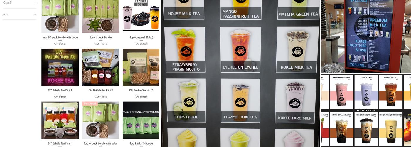 Kokee Tea - Wheaton Menu