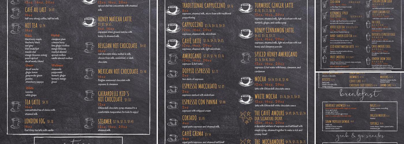Hometown Roasters LLC Menu