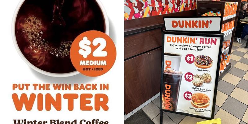 Dunkin' Menu